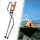 Fireplace Tongs Log Wood Grabber Charcoal Clips Firewood Oven Charcoal Tongs
