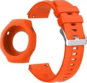 [BKUANE] Silicone Strap For Huawei Watch GT5 Pro 46mm Smart Watch Band Protective Case Shell