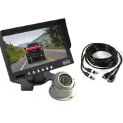 Elinz 7" Monitor HD 12V/24V Reversing CCD Eyeball Camera Truck Caravan - 7.0" | Wired Transmission | 4PIN System