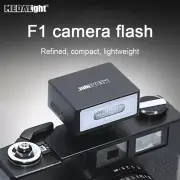 Black MEDALight F1 Mini Camera Flash Light Speedlite for Ricoh GR3 Canon Sony