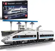 Mould King 12021 Train Railway High Speed Remote Controlled Train with Motor Kit