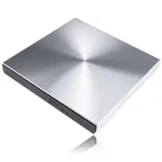 NewBee NB-DVW-ALUMIN-SV Aluminum USB3.0 Portable External DVD Burner CD Player Slim DVD-RW Silver