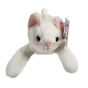 Ty BEANIE BABIES 1995 FLIP THE WHITE CAT PVC With Tag & Tush Errors MINT