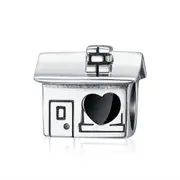 Silver plating Sweet Home Charms Beads Fit DIY Bracelets Family Gift Beads Jewelry