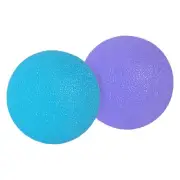 2 Pcs Hand Exercise Balls Squeeze Balls Stress Ball Blue/Purple