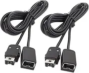 SNES Classic Controller Extension Cable 3M / 10ft (2-PACK) i-Kawachi SNES Extension Power Cord for Super Nintendo SNES Classic Edition Controller (2017) and Mini NES Classic Edition (2016)
