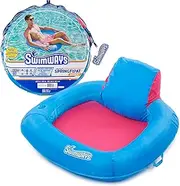 SwimWays Spring Float Premium SunSeat Inflatable Floating Chair with Hyper-Flate Valve
