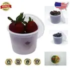 Versatile 4oz Food Storage Containers - Pack of 100, Microwave & Freezer Safe