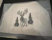 Pottery Barn Rustic Forest Tissue Box Cover-Cabin-HOLIDAY-CHRISTMAS-NEW