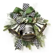 MacKENZIE CHILDS FARMHOUSE HOLIDAY BELL SWAG BNIB