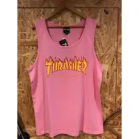 在飛比找蝦皮購物優惠-【CORNER】THRASHER 經典 LOGO 黃火焰 背