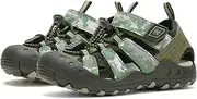 [Kamik] Unisex-Child Crab Print Sport Sandal