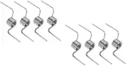 Gatuida 2sets Refrigerator Divider Door Spring Replacement Vertical Beam Door Stopper Fridge Component Spring 4pcs*2