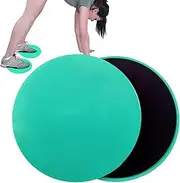 2 Core Sliders Parts – Exercise Sliders, Workout Sliders | Pilates Sliders Two-Sided Sliders, Strength Slides, Basic Workouts On Mats Or Wood Floors F