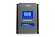 Kings Plus 40 AMP MPPT Solar Regulator - Lithium & AGM Compatible - Digital Display with Volts, Amps and Watts - Inc. Two Quick-Connect Plugs