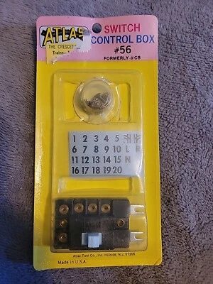 Atlas #56 Switch Control Box Model Trains Track HO Scale