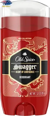 Red Zone Swagger Men's Deodorant - 3oz (3-Pack) for Long-Lasting Freshness