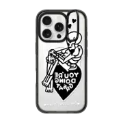 iPhone 16 Pro Impact Ring Stand Case MagSafe Compatible mirror messages-skeleton