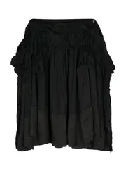 [Tao] Cotton Broad Linen Polyester Skirt