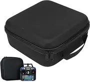 Tech Bag, Universal Zipper Type RC Plane Controller Storage Bag Tech Organiser Electronics Travel Organiser with Flip Cover for AT9/X9D/WFLY 9 Controller