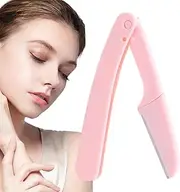 Foldable Eyebrow Razor,Folding Eyebrow Shaver | Professional Makeup Face Care Tool, Portable Face Shaver for Women and Beginners