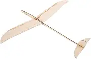 Wooden Plane Hand Thrown Glider Aircraft Natural Design for Indoor Outdoor Activities Easy Assembly Extended Glide Distance Fun for All Ages