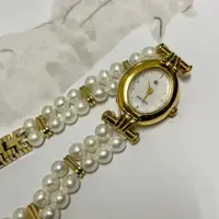 在飛比找蝦皮購物優惠-MIKIMOTO 貝母盤珍珠錶