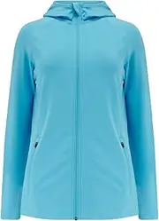 [time to run] Womens Running Hoodie - Thermal Running Jacket Also Ideal For Gym And Sports With Pockets & Thumbloops
