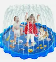 MOZOOSON Splash Pad Sprinkler for Kids in Garden Outdoor Inflatable Water Toys