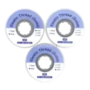 Dental Orthodontic Elastic Thread Power Tube Solid Traction Rubber Chain Grey