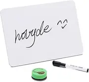 SHOWERORO 4pcs Mini Double Sided Lap Boards Whiteboards Dry-Erase Boards for Office (20cm x 30cm)