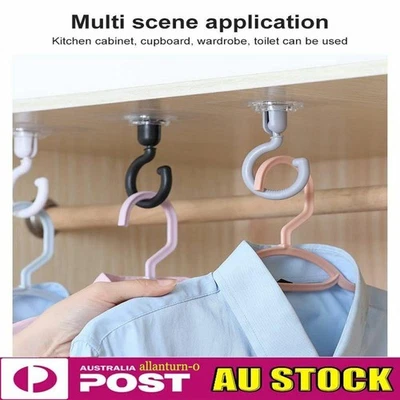 5/20X Strong Ceiling Adhesive Hooks Cabinet Floor Hooks Wall Hooks Overhead Hook