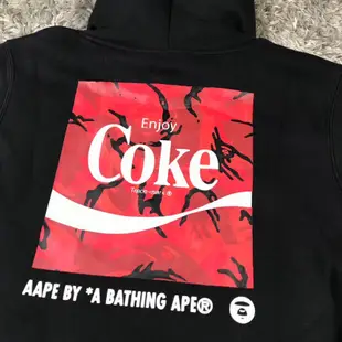 /Stoked/AAPE 可口可樂 迷彩 帽T 大學T 男生 女生 長袖 禮物