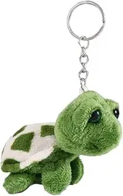 Green Mini Sea Creatures Turtle Doll Keychain Gift Plush Key Ring Cartoon Bag Pendant Auto Animal Keychain Decoration Plush Keychain Automobile Keychains Trim Stuffed Animals, Green