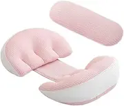 Pregnancy Support Pillow-Adjustable Body Pillow for Pregnant Women, Comfortable Pregnancy Pad with Waist Support