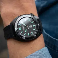 在飛比找momo購物網優惠-【SEIKO 精工】Prospex 黑潮初代海龜復刻機械潛水