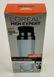 LOREAL MEN EXPERT HYDRA ENERGETIC DAILY MOISTURIZER For 3 Day Beards 1.7 fl oz