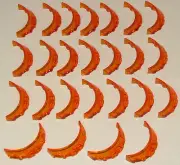 Lego Lot of 25 New Trans-Orange Windscreen 3 x 6 x 1 Curved Pieces