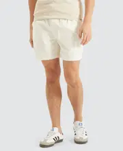 [Nomadic Paradise] Bonfire Cord Elasticated Shorts Natural White L