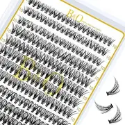 Lash Clusters 30D-0.07D-10 Individual Lashes 280 Clusters False Eyelash 10D 20D 30D 40D Lash Clusters Extensions Individual Lashes Cluster DIY Eyelash Extensions at Home (30D-0.07D,10MM)