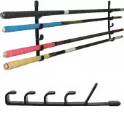 Horizontal Mounted Fishing Rod Holder Storage Rack - 5 Rods Wall Mount