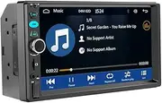 Car Stereo Radio for Carplay and Auto, Bluetooth5.1 7 Inch Touch Screen Car Receivers with Phone Mirror Link, Steering Wheel Control, Reversing Image MP5 Player