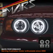 Crystal Clear CCFL Halo Projector Head Lights for BMW 5-Series E34 1987-1996 (for: BMW)