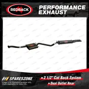 Redback 2 1/2" Cat Back System Dual Outlet Rear for Holden Calais Commodore VS