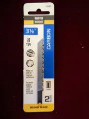3-1/8" Carbon Jigsaw Blade, 8 TPI, Master Mechanic, U-Shank
