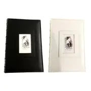 300 Pockets Slip Photo Album Memo Note Area Family Friends Wedding Black White