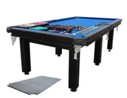 8FT Slate Pool Table Billiard Snooker Table 20mm Grey Slate Bed