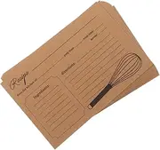 OFFSCH Stylish Recipe Cards 20pcs Set Double-Sided Note Cards for Kitchen Bridal Shower Notes
