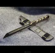 integrity implements WF2 WarFrame Sakura D2 handmade hollowgrind knife