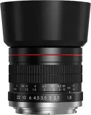 Lightdow 85mm F1.8 Manual Focus Telephoto Portrait Lens for Canon Nikon Sony